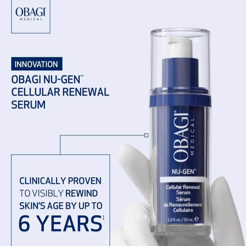 Instagram post by Dr. Joseph P. Lupo: IT'S SKINCARE AWARENESS MONTH!!! 💙 Our Friday Feature is the NU-GEN Cellular Renewal Serum. NU-GEN™ Cellular Renewal Serum helps promote sk…