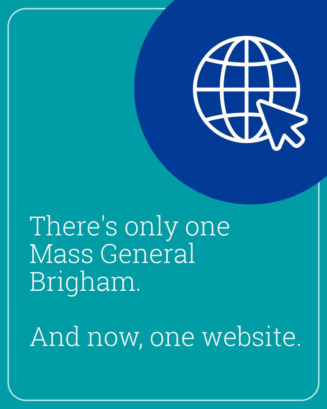 Instagram post by Dr. Joseph P. McCain, D: We have relaunched our website to bring our 12 hospital sites into one place. You can still get care at your preferred Mass General Brigham …