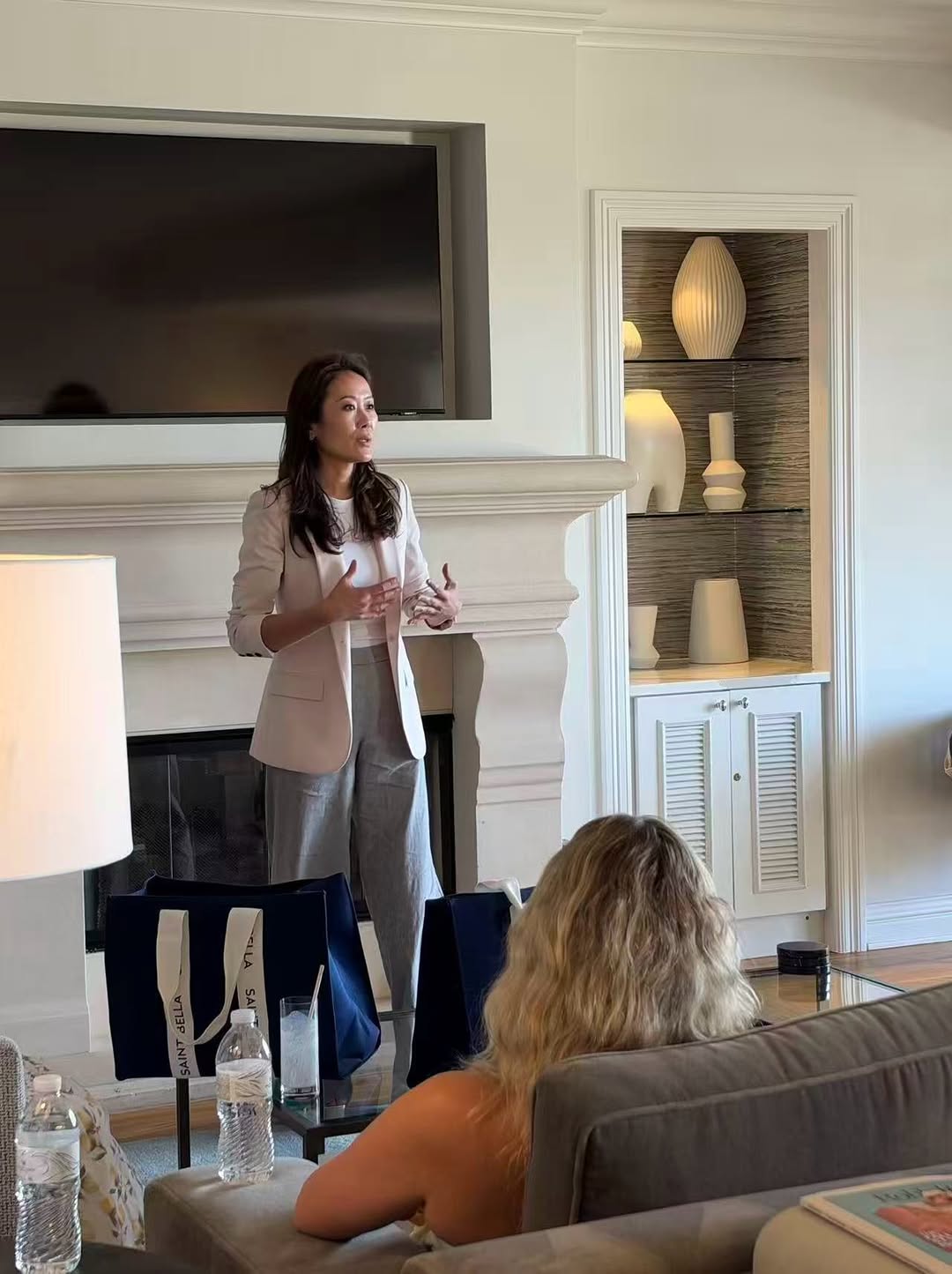 Instagram post by Dr. Judy Zhu Wei: Intimacy after childbirth can change, and you don’t have to navigate it alone. 🤍 I was honored to join @saintbella.official as a guest spea…