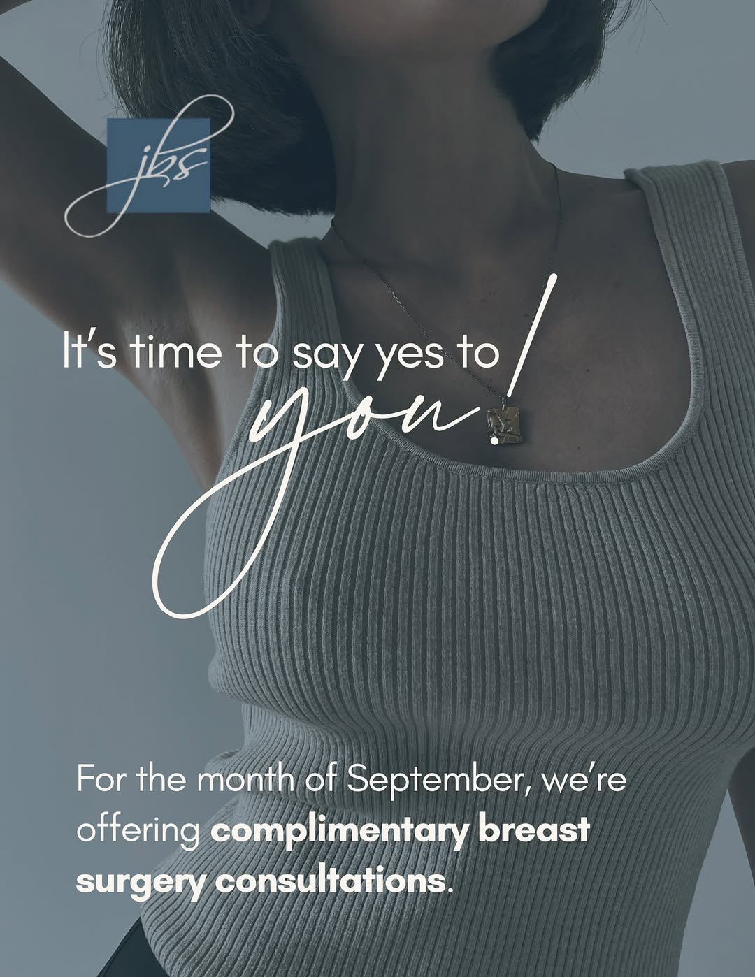 Instagram post by Dr. Julene Samuels: It’s time to say yes to you. 🤍 If breast surgery has been on your mind, September is the perfect time to take that first step. Sit down wit…