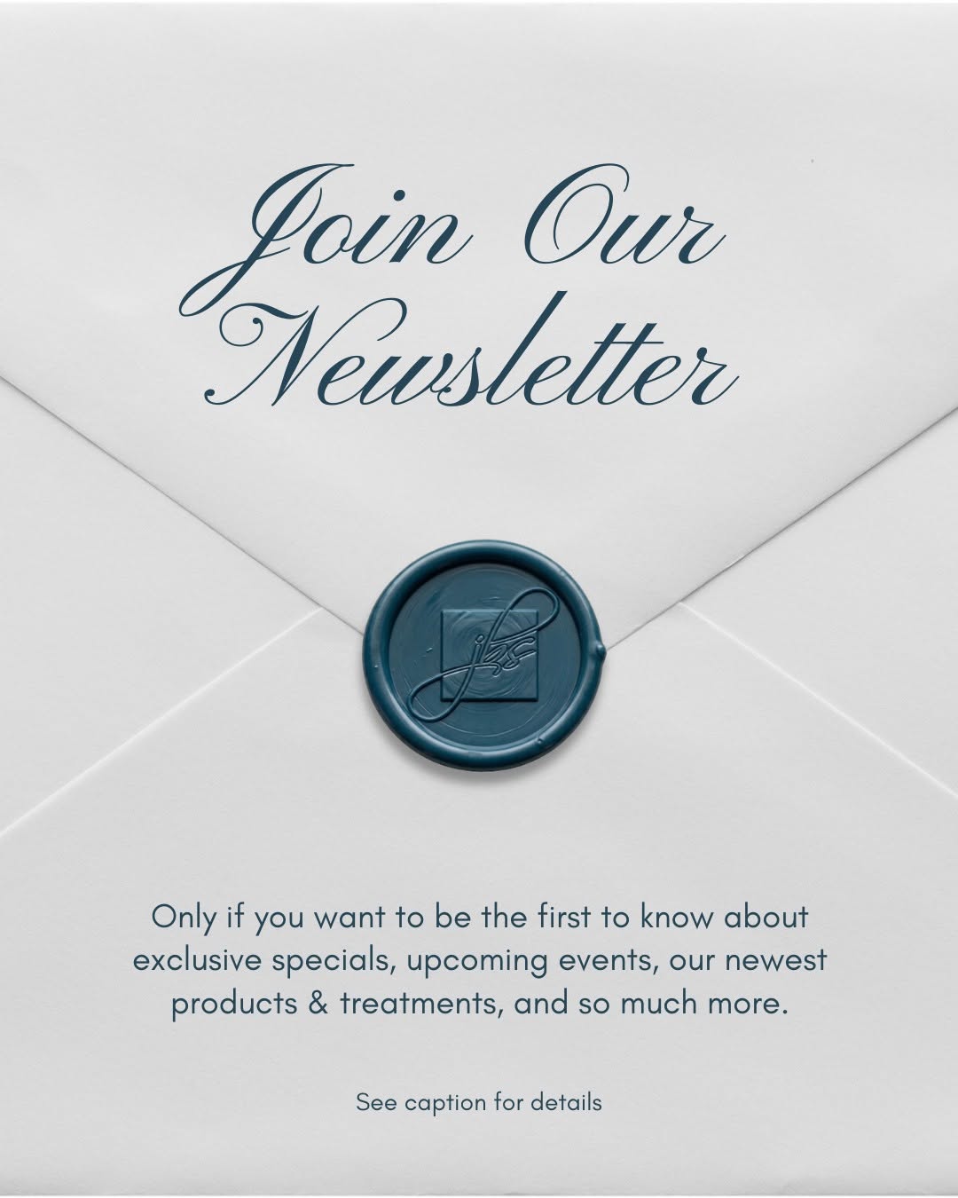 Instagram post by Dr. Julene Samuels: A little something special, delivered straight to your inbox. ✨ Be the first to discover our latest specials, upcoming events, new treatment…