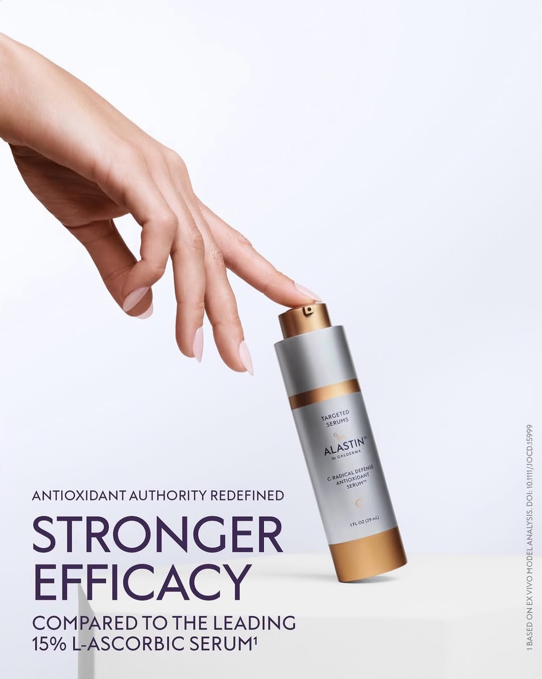 Instagram post by Dr. Julie A. Maughan: Not all Vitamin C serums are created equal—and ALASTIN C-RADICAL Defense is one we reach for again and again in our office. We love it becau…