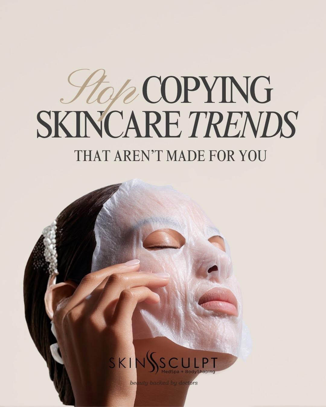 Instagram post by Dr. Julie A. Maughan: Stop copying skincare trends and start following a plan built for your skin! A personalized consultation starts with a VISIA® Skin Analysis …