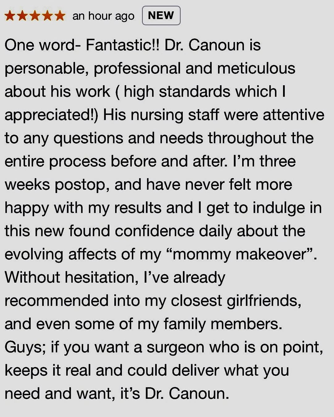 Instagram post by Dr. K. Cary Canoun