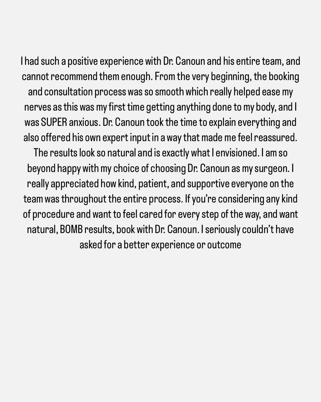 Instagram post by Dr. K. Cary Canoun