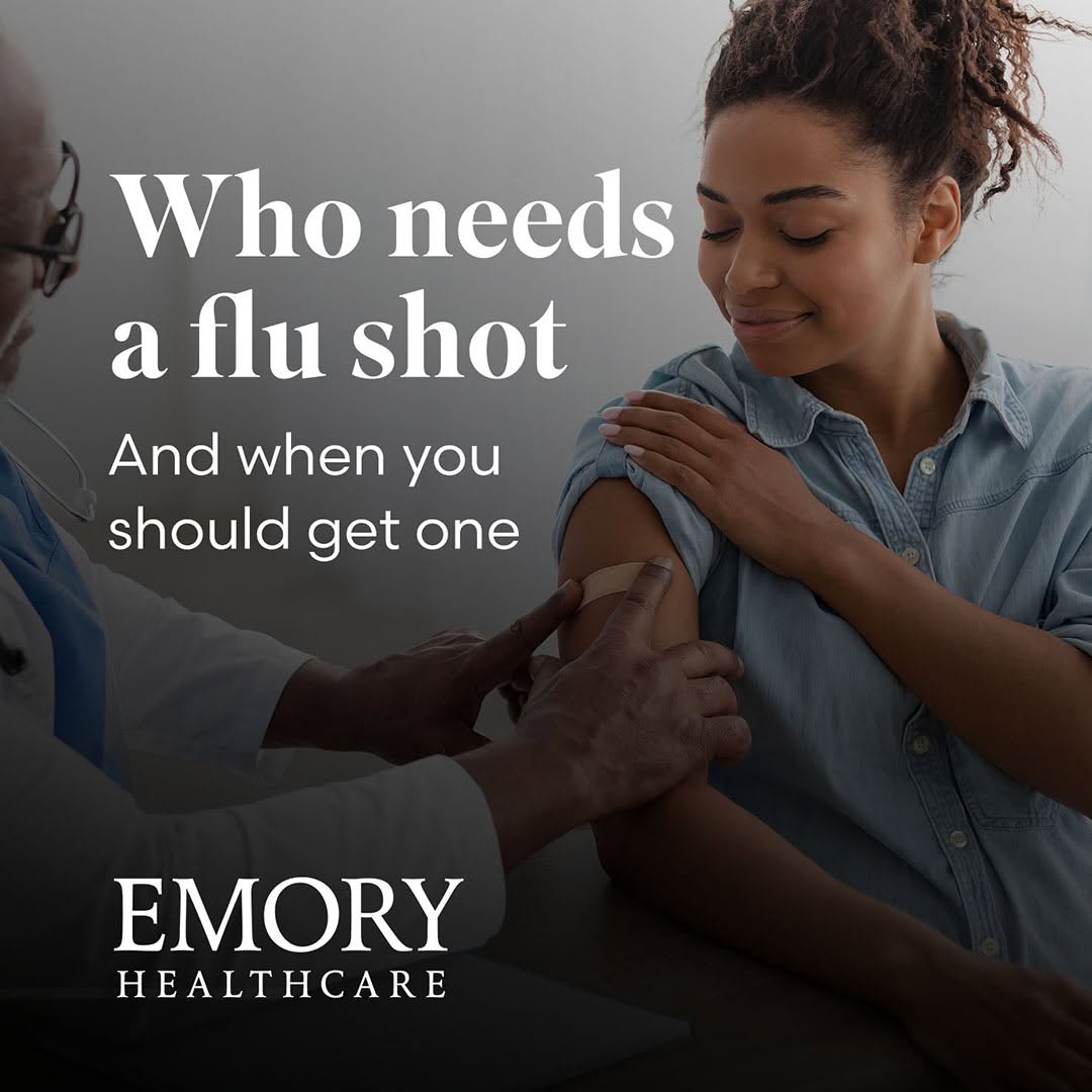 Instagram post by Dr. K. Jeff Carney: An annual flu vaccine is one of the best ways to help protect yourself and those around you. The earlier you get vaccinated, the sooner your…