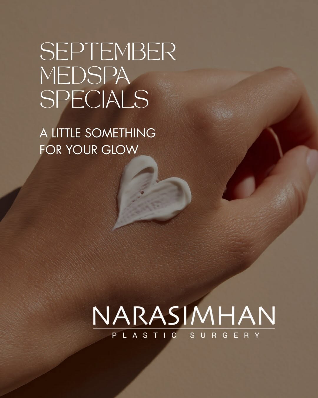Instagram post by Dr. Kailash Narasimhan: September Specials ✨ NARASIMHAN PLASTIC SURGERY 900 Carillon Pkwy, Suite 409 St. Petersburg, FL 33716 Call/ Text: (727)289-7119 #tampamedspa…