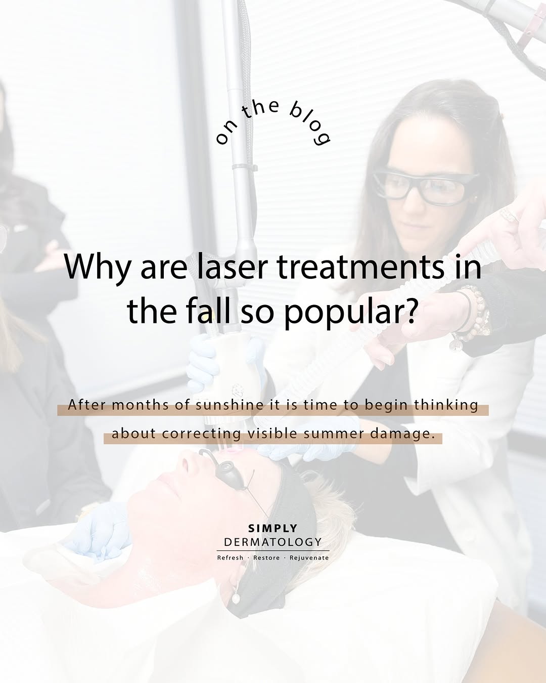 Instagram post by Dr. Kally Papantoniou: After months of sunshine, outdoor activities, and time spent at the beach, you may notice that your skin looks a little different than it di…