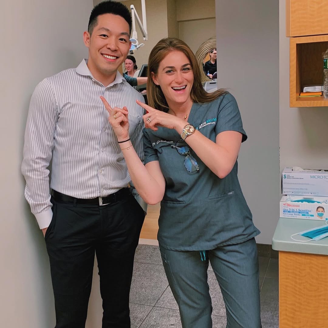 Instagram post by Dr. Karin Grinbaum: Congratulations to our awesome patient Justin on his perfect new smile!!! Fully accomplished with Incognito braces (lingual braces). These a…