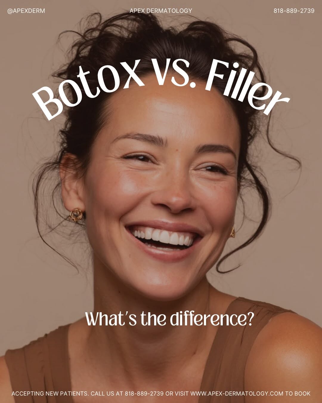 Instagram post by Dr. Karin Harp: Botox or filler — which one is right for you? 👀 While both are popular aesthetic treatments, they work in different ways and address differ…