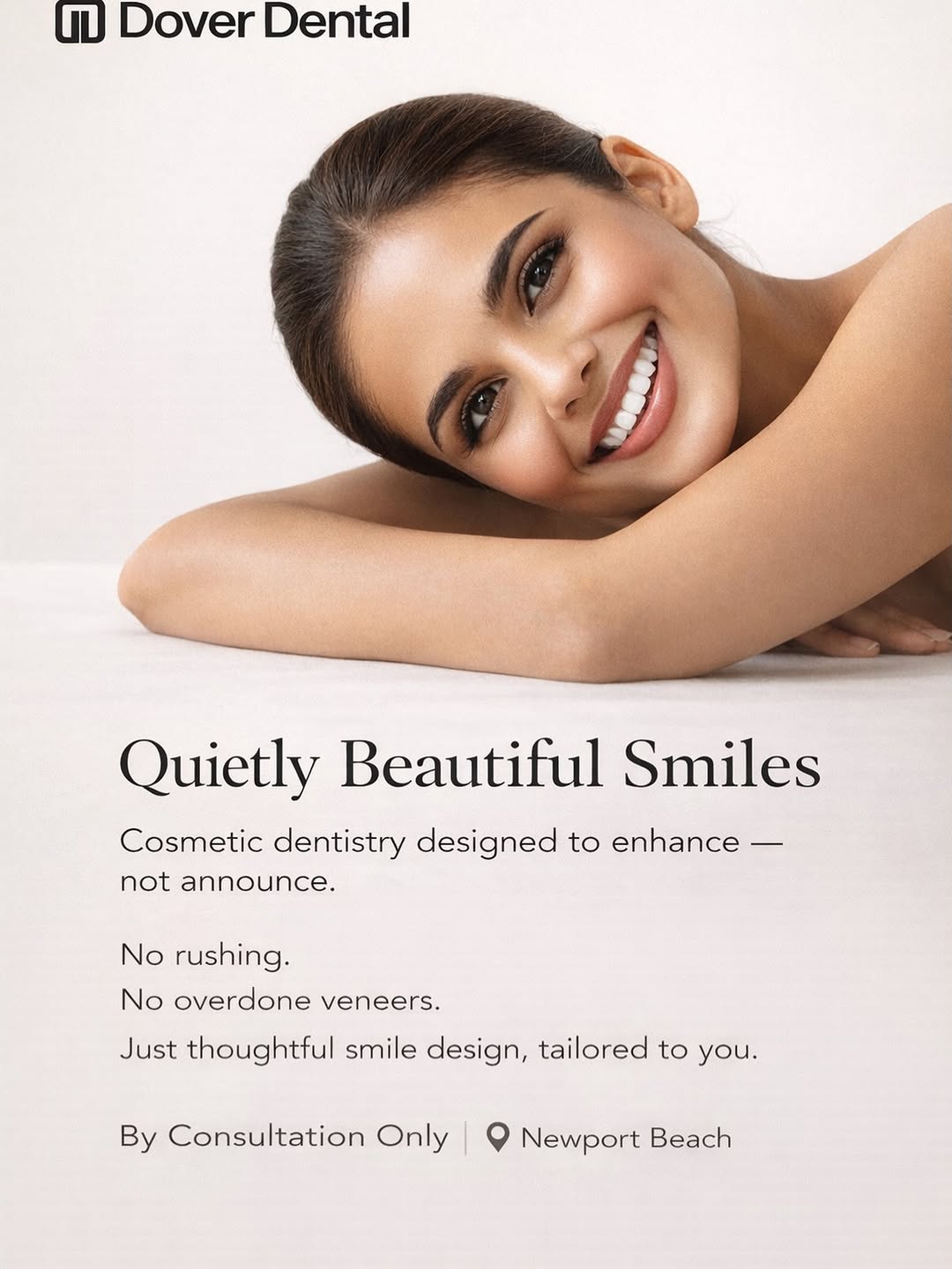 Instagram post by Dr. Kate Sahafi: Luxury cosmetic dentistry isnāt about changing who you are. Itās about refining what already works. At Dover Dental, we design natural, timeā¦