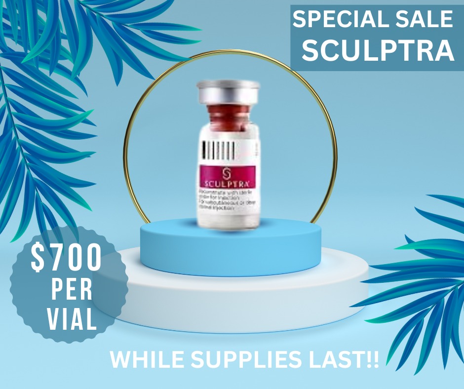 Instagram post by Dr. Katharine Nitta: 💉✨ LIMITED TIME OFFER ✨💉 Run, don’t walk — this exclusive deal won’t last long! Get a vial of Sculptra for ONLY $700 — while supplies last…