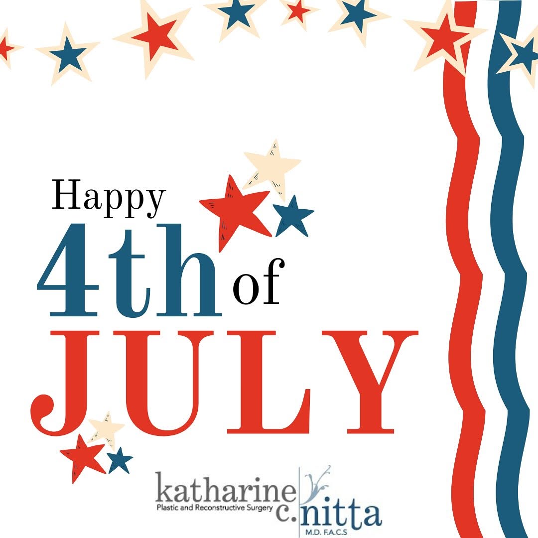 Instagram post by Dr. Katharine Nitta: Happy Fourth of July! May your day be filled with fun and safety. Our office is closed, resuming normal hours on Monday.