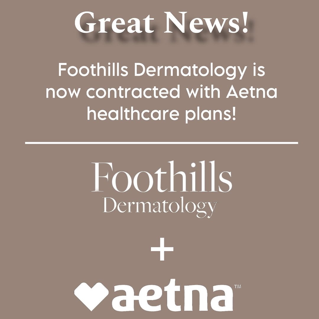Instagram post by Dr. Katherine A. Orlick: Foothills Dermatology is excited to announce we are now in-network with Aetna! Call our office at 520-731-1110 to schedule an appointment! M…
