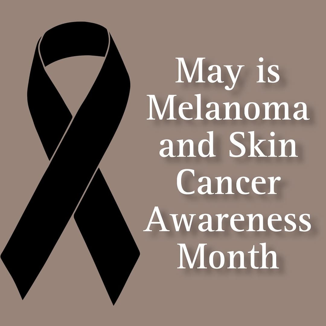 Instagram post by Dr. Katherine A. Orlick: May is Skin Cancer Awareness Month and as the weather continues to get warm, many people start spending more time outside. Before you head o…
