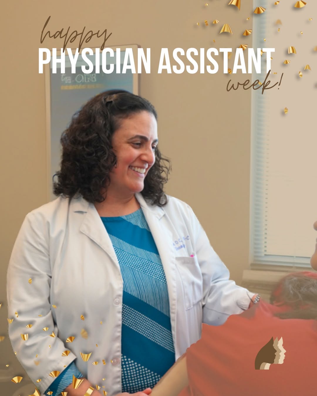 Instagram post by Dr. Katherine Farady: 🎉 Happy PA Week to our amazing Shirien O. Coover, PA-C! 🎉 Shirien combines expertise with genuine compassion, helping every patient feel c…