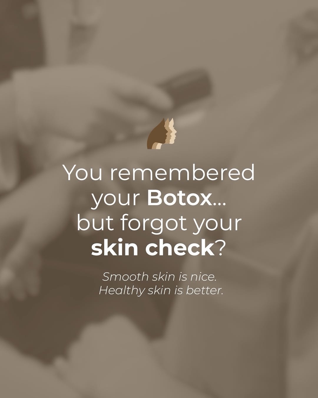 Instagram post by Dr. Katherine Farady: You remembered your Botox… but forgot your skin check? As we head into summer, it’s a great time to make sure your skin exam is up to date. …