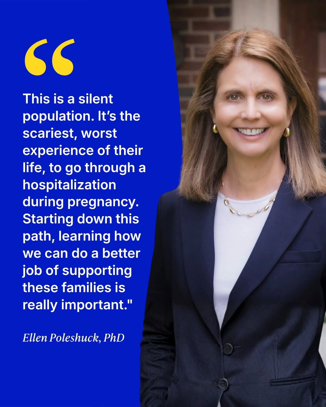 Instagram post by Dr. Katherine Whipple: What if we could help prevent postpartum depression before a baby is even born? New URochester Research found that patients hospitalized for…