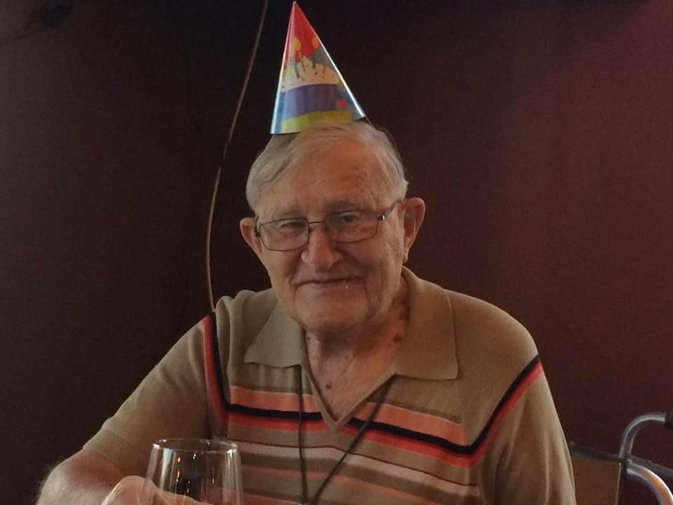 Instagram post by Dr. Kathleen Duerksen: Dad would have been 99 today! Happy birthday!!ππππ!!