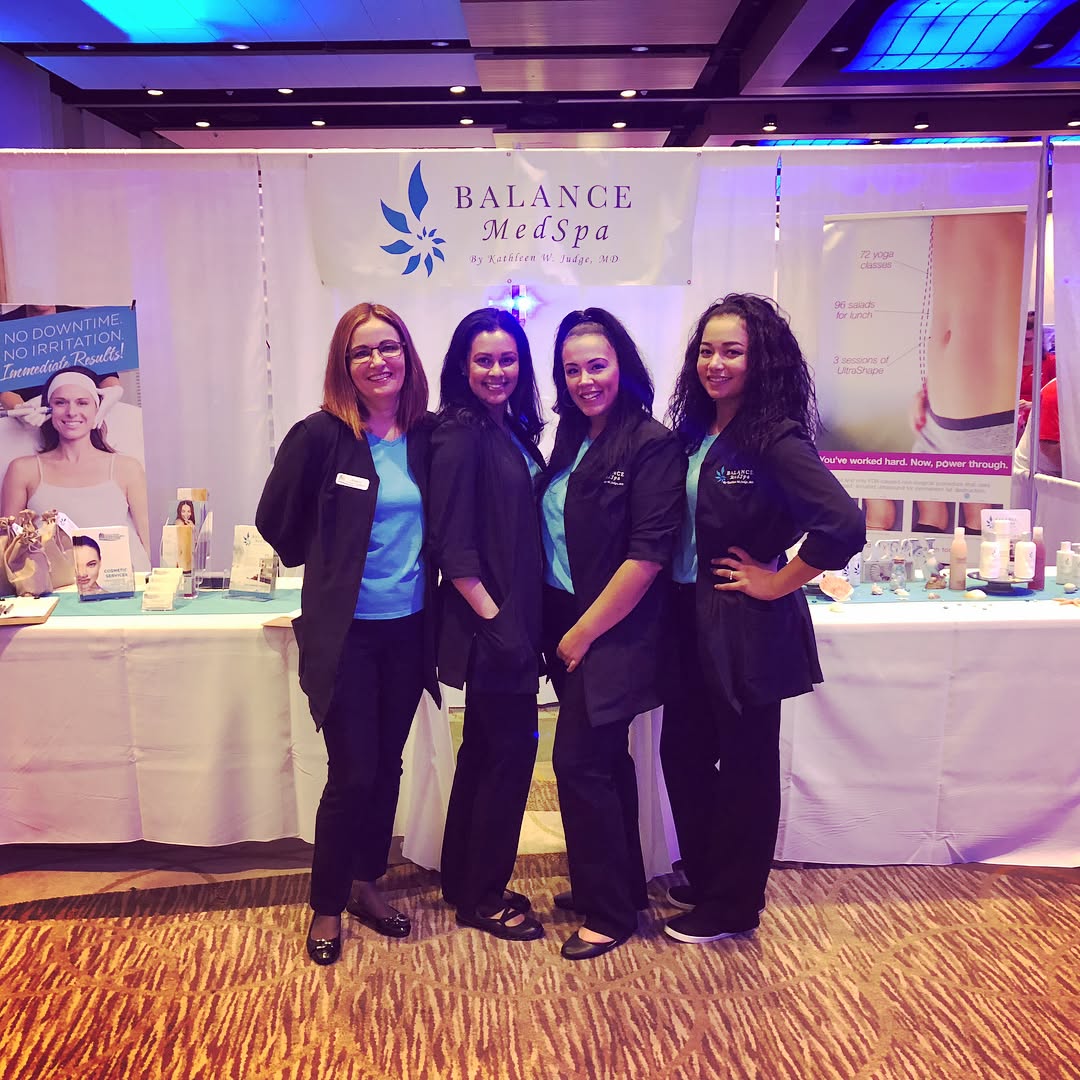 Instagram post by Dr. Kathleen W. Judge: Our team is at the Orlando Convention Center for the Wedding Expo today! They are answering questions, giving away products and discounts, a…