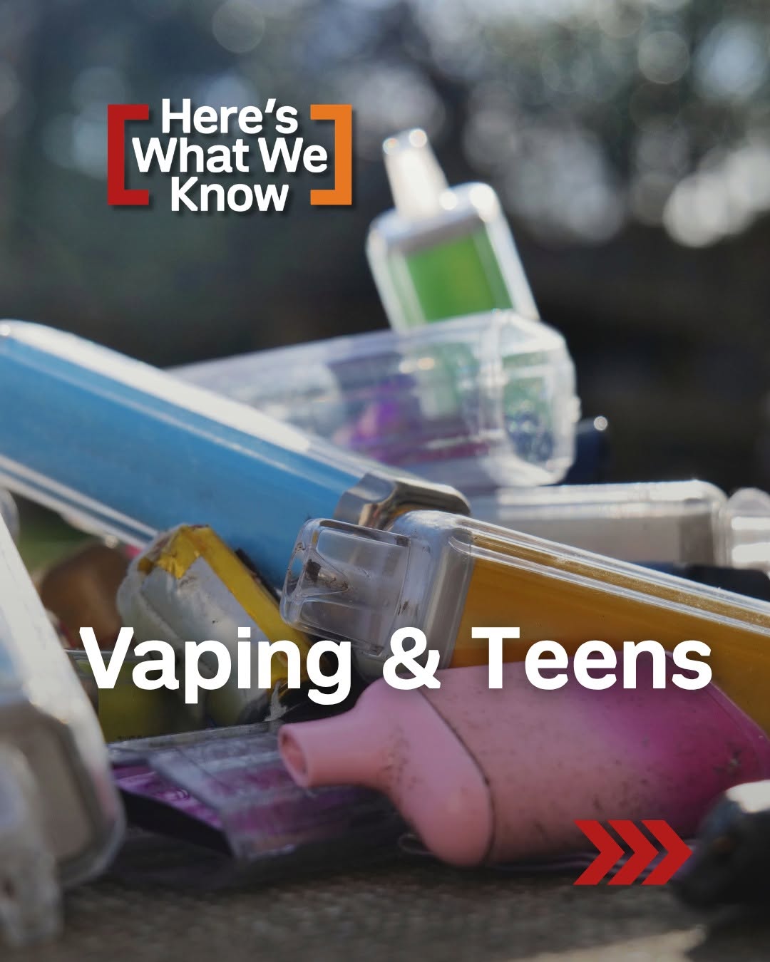Instagram post by Dr. Katie Ross: Vaping is not safe, even though some may believe it is a less harmful alternative to smoking. Today, growing evidence suggests vaping carrie…