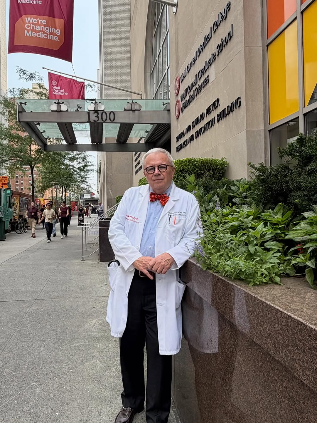 Instagram post by Dr. Katie Ross: On Sept. 11, 2001, Dr. Wallace Carter was an emergency medicine physician and director of the emergency medicine residency program when two …