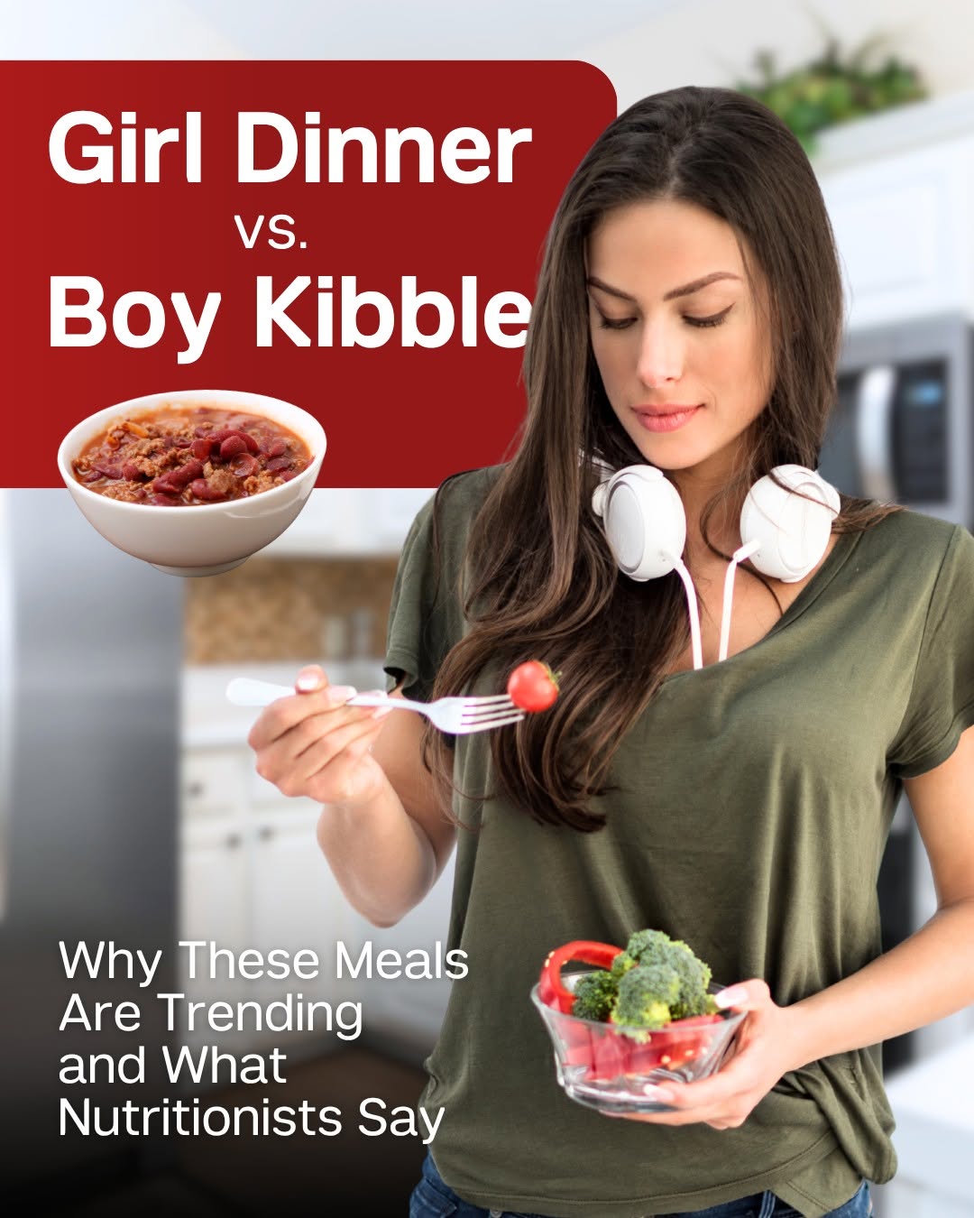 Instagram post by Dr. Katie Ross: If you’ve ever scrolled through your social media feed and seen "Girl Dinner" or "Boy Kibble" trending, you’re not alone. Maybe you’ve even …