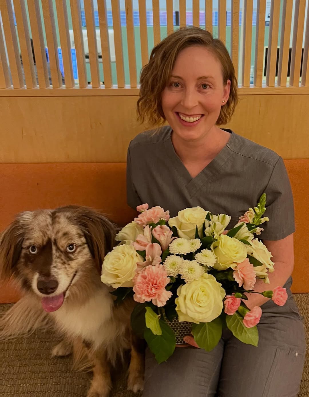 Instagram post by Dr. Keith B. Wong, DDS, MS: Thank you to @doctor__perio for the beautiful flowers in celebration of Dental Office Manager Appreciation Month! Amanda and Fred (our Head …