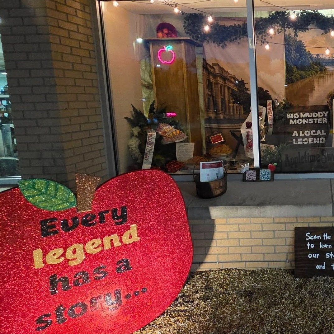 Instagram post by Dr. Kelli G. Webb: The 75th Annual Apple Festival is here, and we're proud to be part of the tradition! 🍎 What started as an idea months ago became an award-w…