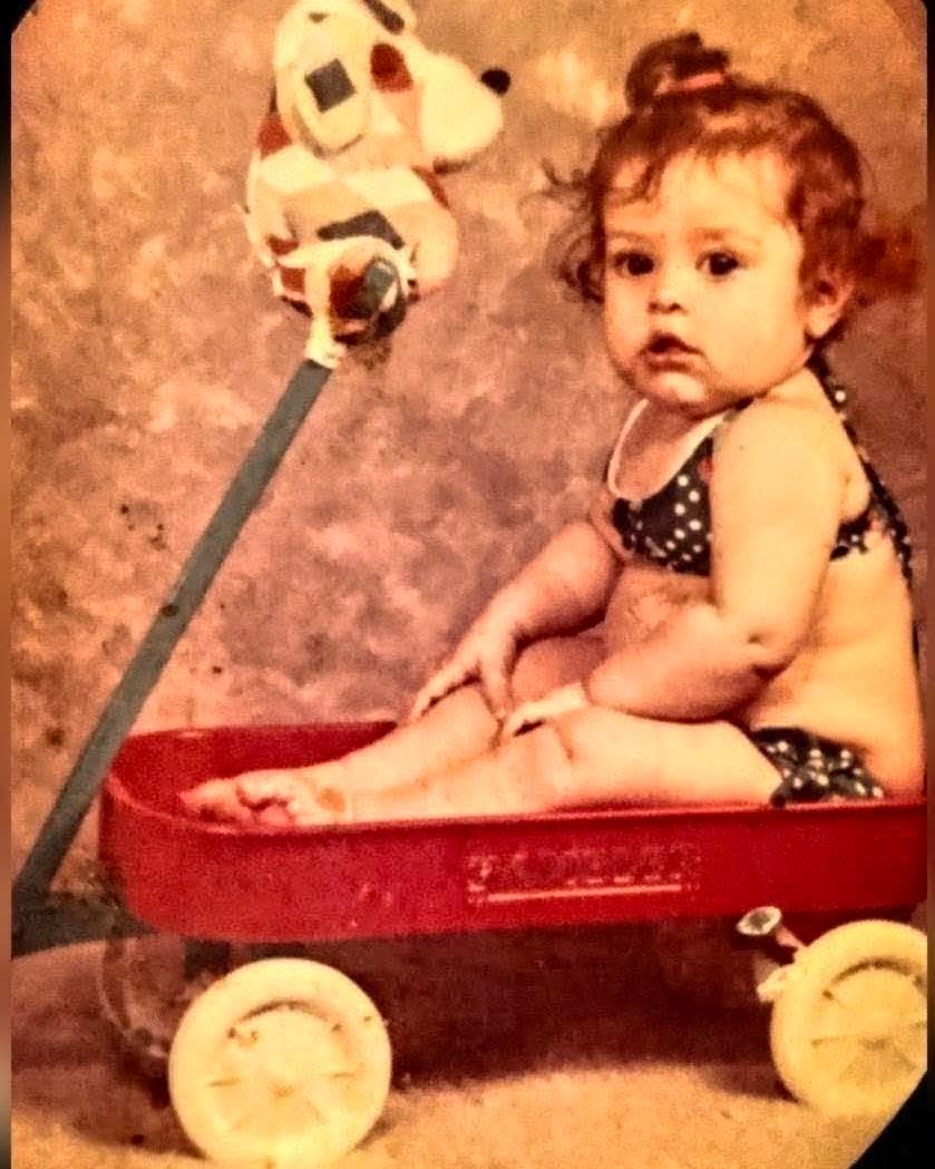 Instagram post by Dr. Kelly Cobb: It’s Nouriche Flashback Friday!! 👶✨ Can you guess which member of our team this little cutie grew up to be? 🔎 Today’s clues: 💗 Her favori…