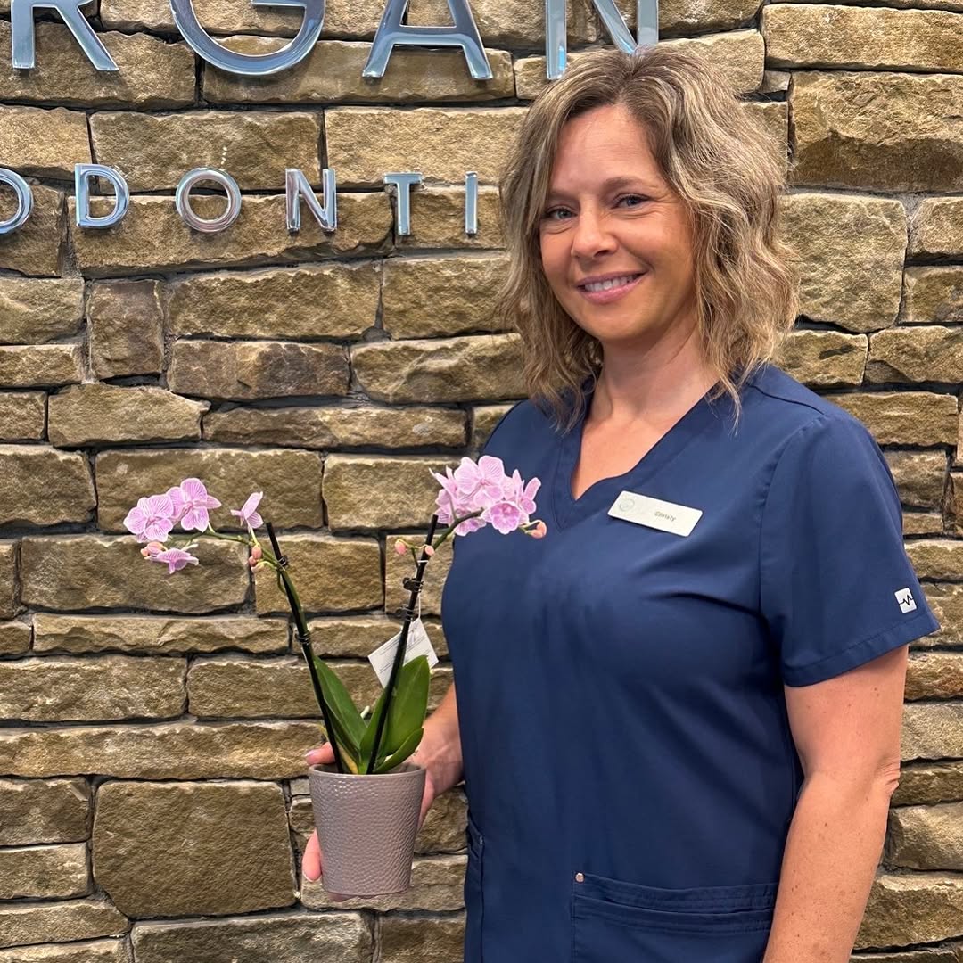 Instagram post by Dr. Kelly E. Morgan, D: 🎉 Happy Birthday, Christy! 🎂💙 For years, Christy has been our talented Records Tech in Purcellville, bringing an incredible depth of orth…
