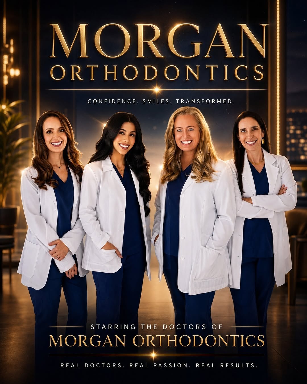 Instagram post by Dr. Kelly E. Morgan, D: Now starring: the doctors behind the smiles. ✨🎬 At Morgan Orthodontics, our team combines expertise, passion and personalized care to help …