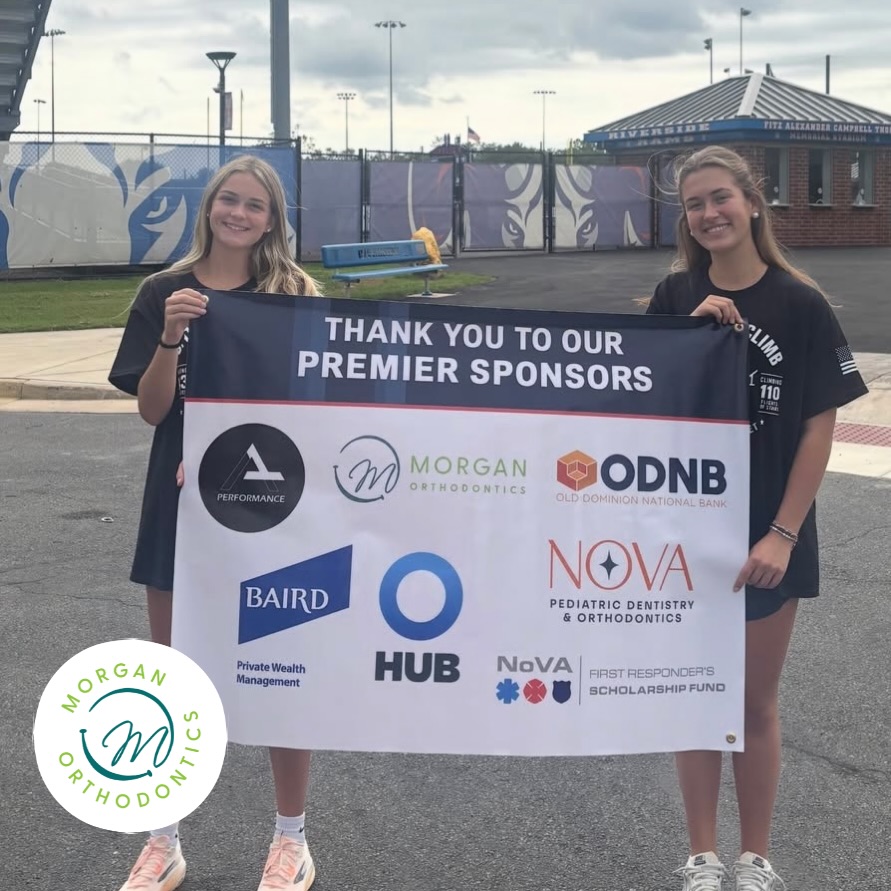 Instagram post by Dr. Kelly E. Morgan, D: 🇺🇸 Honoring Heroes. Supporting a Meaningful Cause. Morgan Orthodontics was honored to be a proud sponsor of the “9/11 Stair Limb” - a reme…
