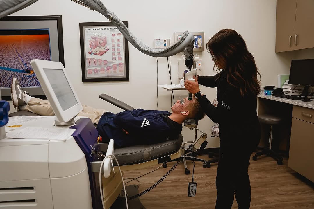 Instagram post by Dr. Kelly Hubbard: Did You Know? Acne affects up to 50 million Americans annually. Acne can often be isolating but with the Accure Acne Laser Treatment, you’re…