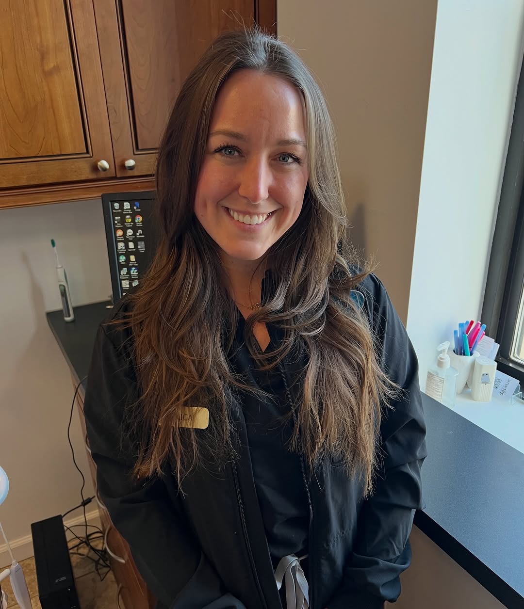 Instagram post by Dr. Ken Cirka, D: Hey all! Time for another intro! Our new(ish) hygienist Erica who’s been with us since June of this year. Some of you may have already met h…