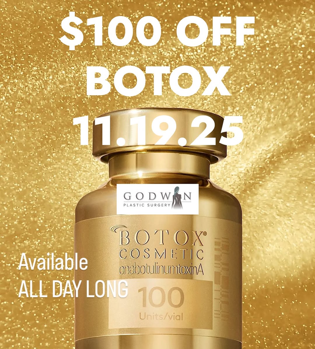 Instagram post by Dr. Kenneth A. Godwin, DO: ✨ SAVE THE DATE ✨ National Botox Day is almost here! Join us next Wednesday 11/19 for $100 OFF Botox® treatments with Dr. Godwin…available A…