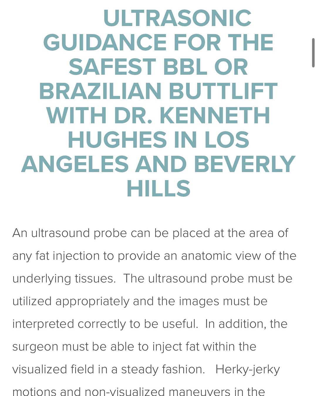 Instagram post by Dr. Kenneth Hughes: Dr. Kenneth Hughes has performed thousands of Brazilian Buttlifts. There is a lot of information on Dr. Hughes’s websites about Brazilian bu…
