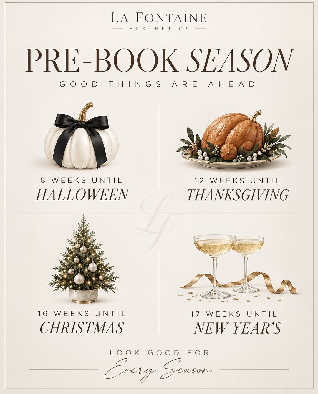 Instagram post by Dr. Kenneth Oleszek: Holiday season will be here before we know it! ✨ Now is the perfect time to start planning your treatments so you can look and feel your bes…