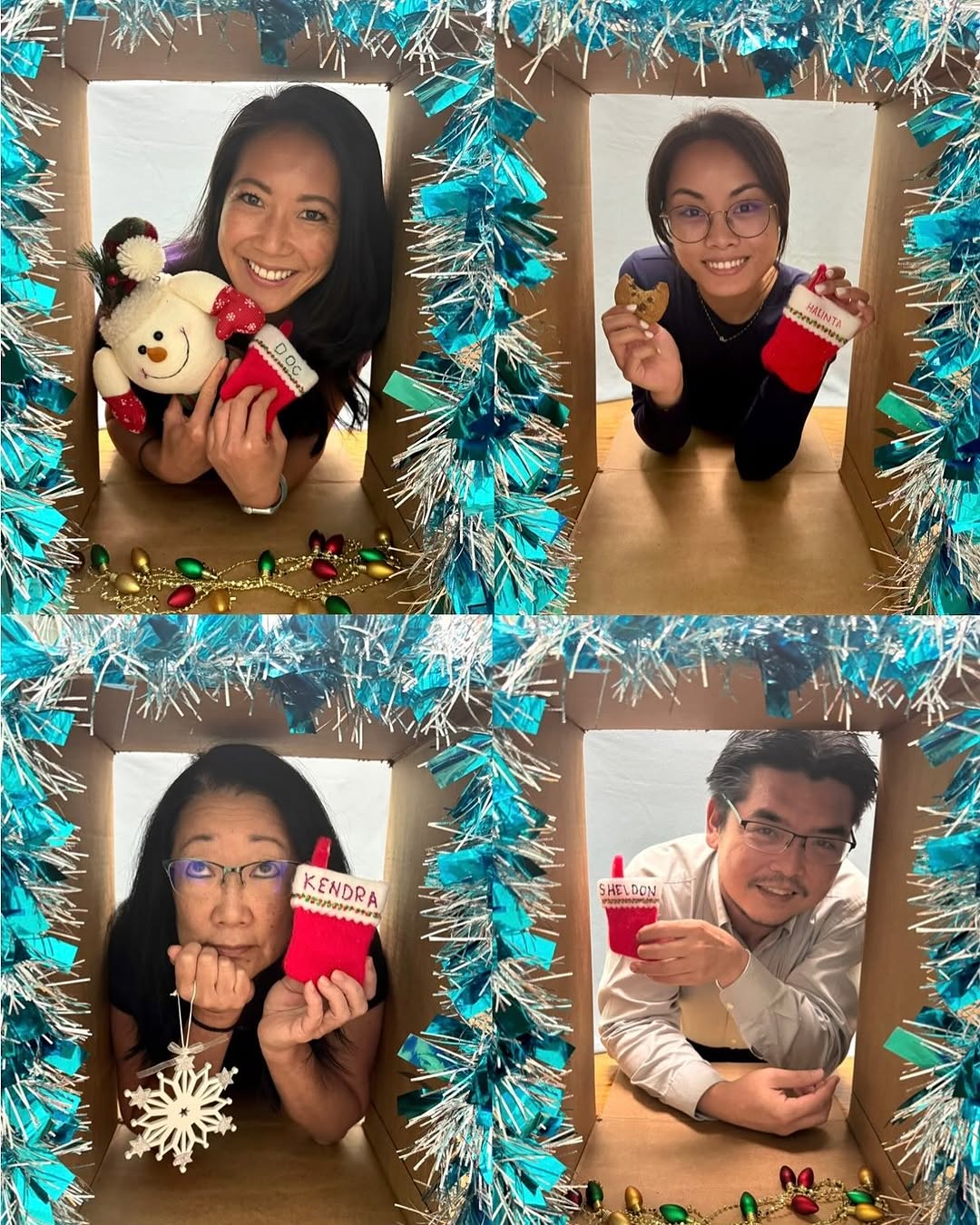 Instagram post by Dr. Keri Do, DDS: This is a late Holiday🎄 post from our office (we had to postpone our holiday meal to January), but we wanted to make sure to still express …