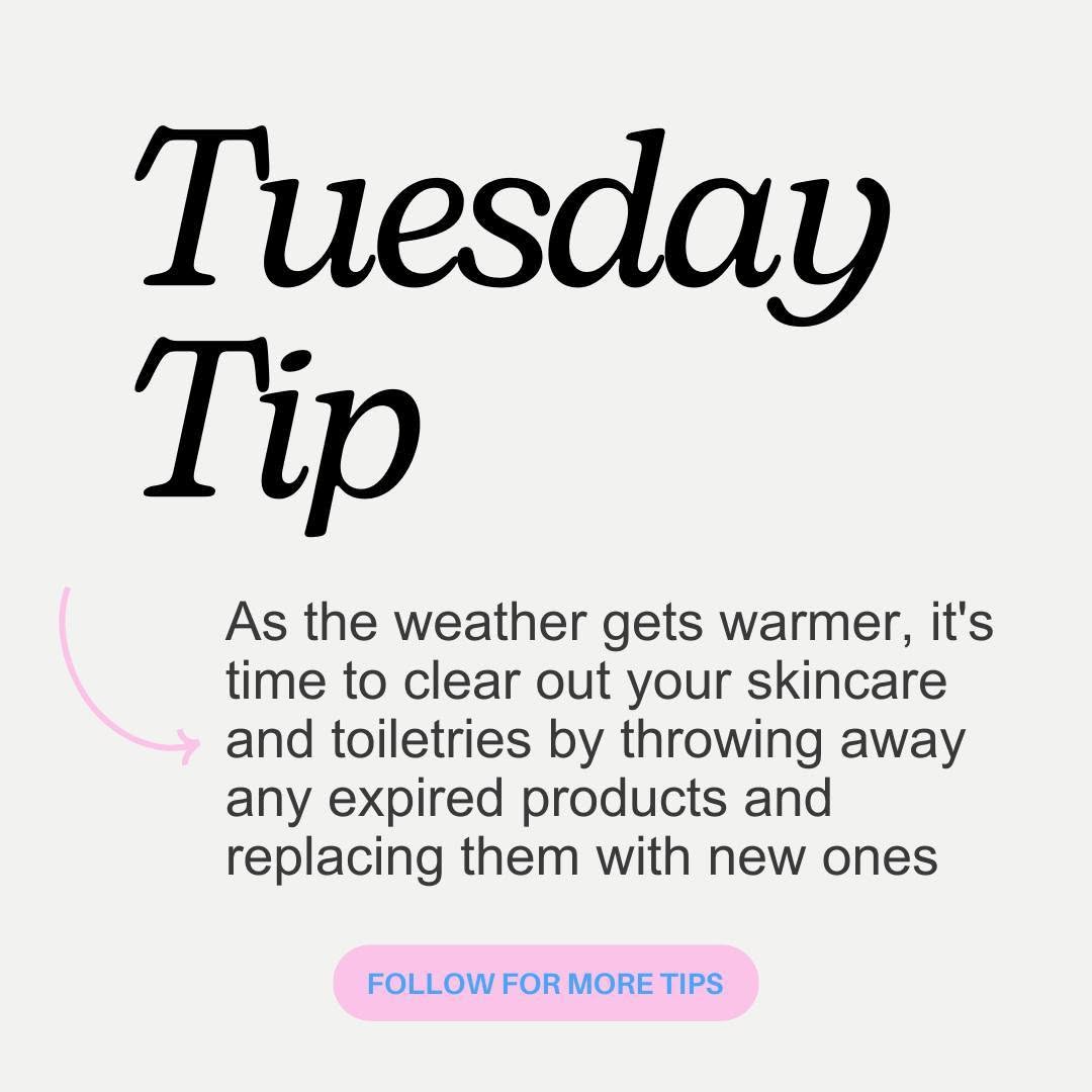 Instagram post by Dr. Kevin Bounds: Spring cleaning isn't just for your home! As the weather warms up, it's time to declutter your skincare and toiletries by throwing away expi…
