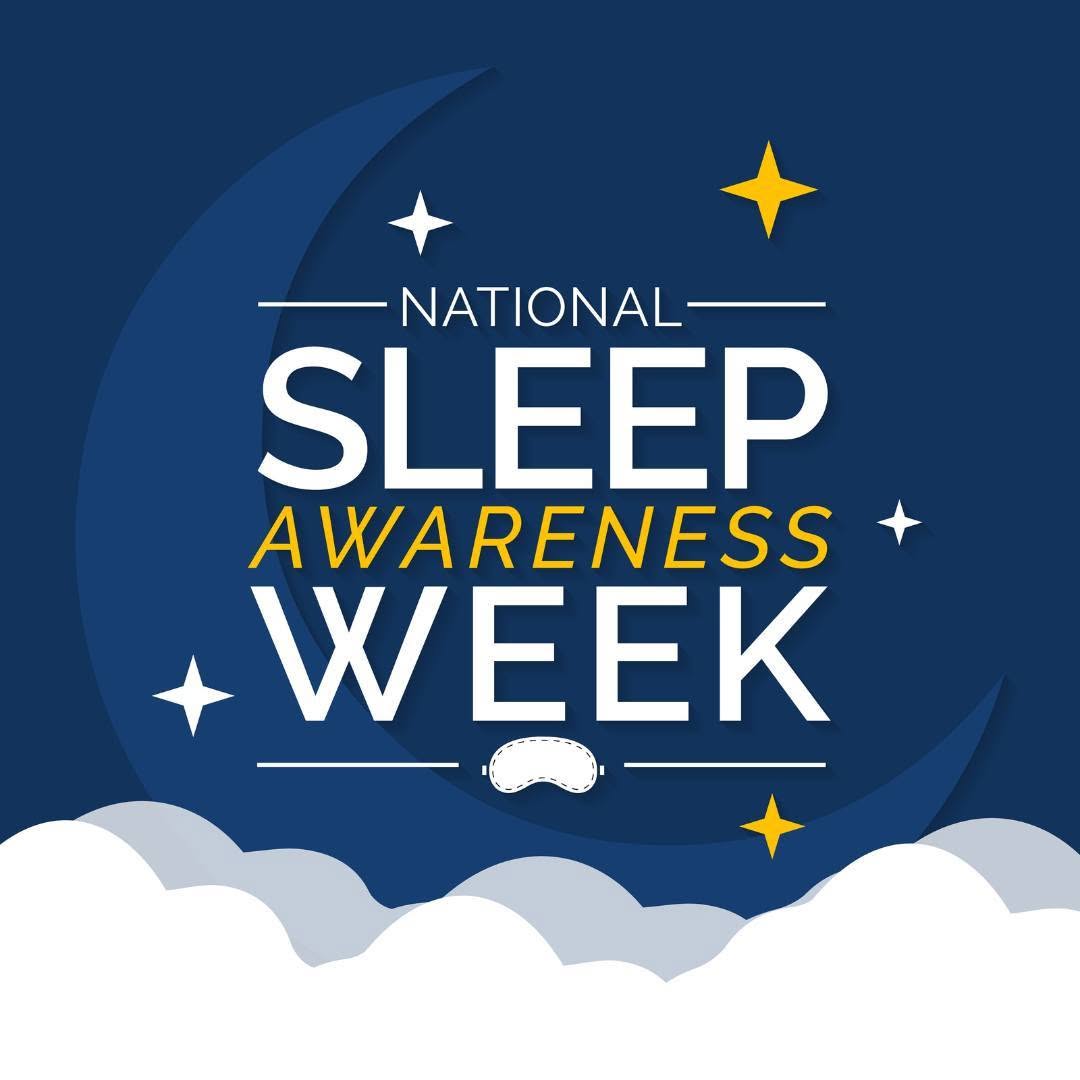 Instagram post by Dr. Kevin Bounds: Did you know that the National Sleep Foundation has designated March 10th-15th as National Sleep Awareness Week? This week serves as a remin…