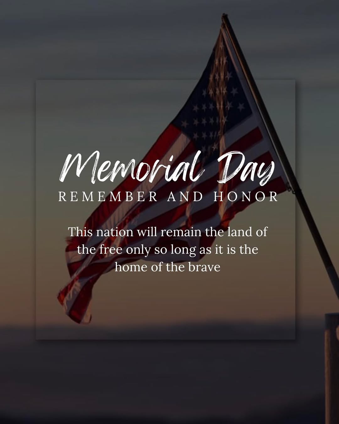 Instagram post by Dr. Kevin Dieffenbach: This Memorial Day, we honor and remember the courageous men and women who gave their lives in service to our country. Their sacrifice and de…