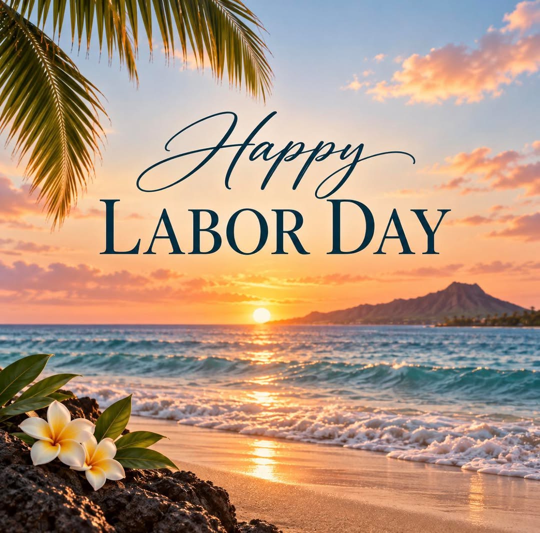Instagram post by Dr. Kevin Dieffenbach: Wishing everyone a happy and restful Labor Day from Dr. Dieffenbach Plastic Surgery Oahu. 🌺 We hope you’re able to enjoy the long weekend, …