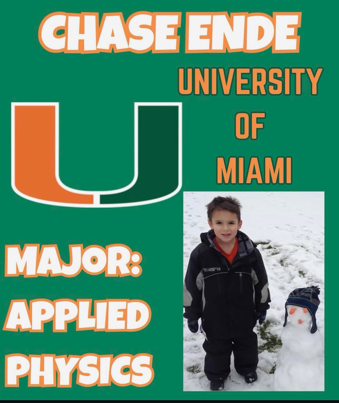 Instagram post by Dr. Kevin Ende: History repeats itself. Honors Program and scholarship! Can’t wait to visit the U for parents weekend.