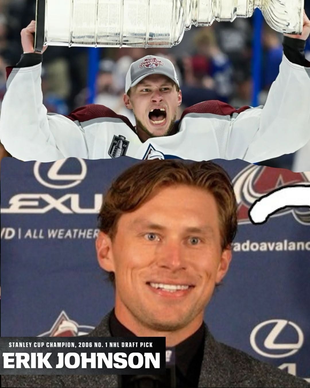 Instagram post by Dr. Kevin Sands, DDS: It’s a new era for 1st-round draft pick and Stanley Cup champion @6erikjohnson6 After more than 14 years since a puck knocked out his teeth,…