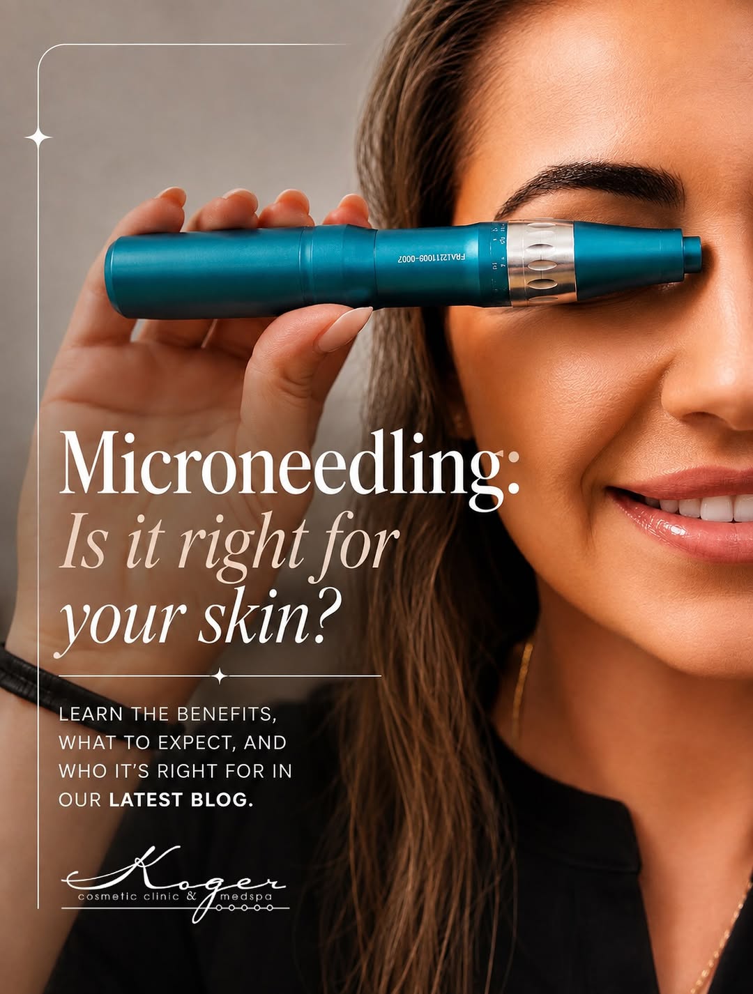 Instagram post by Dr. Kim Koger: ✨ Microneedling: Is It Right for Your Skin? You’ve probably heard about microneedling—but what does it actually do, and is it the right trea…