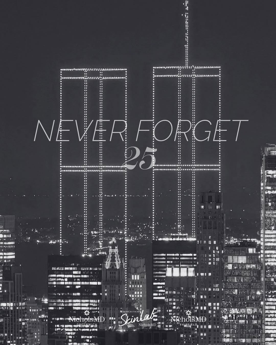 Instagram post by Dr. Kim Nichols: On the 25th anniversary of September 11th, we remember the lives lost, the families forever changed, and the heroes who showed extraordinary…