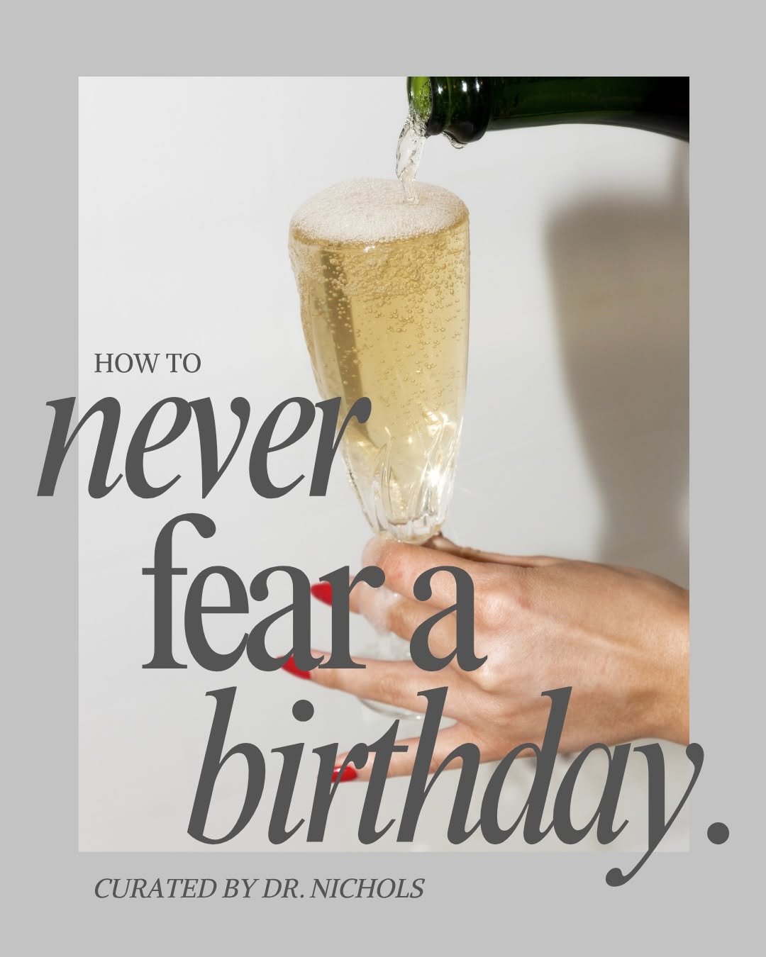 Instagram post by Dr. Kim Nichols: Kicking off Dr. Nichols’ birthday week with her guide to looking and feeling your best at every age - always refreshed, never overdone, and …