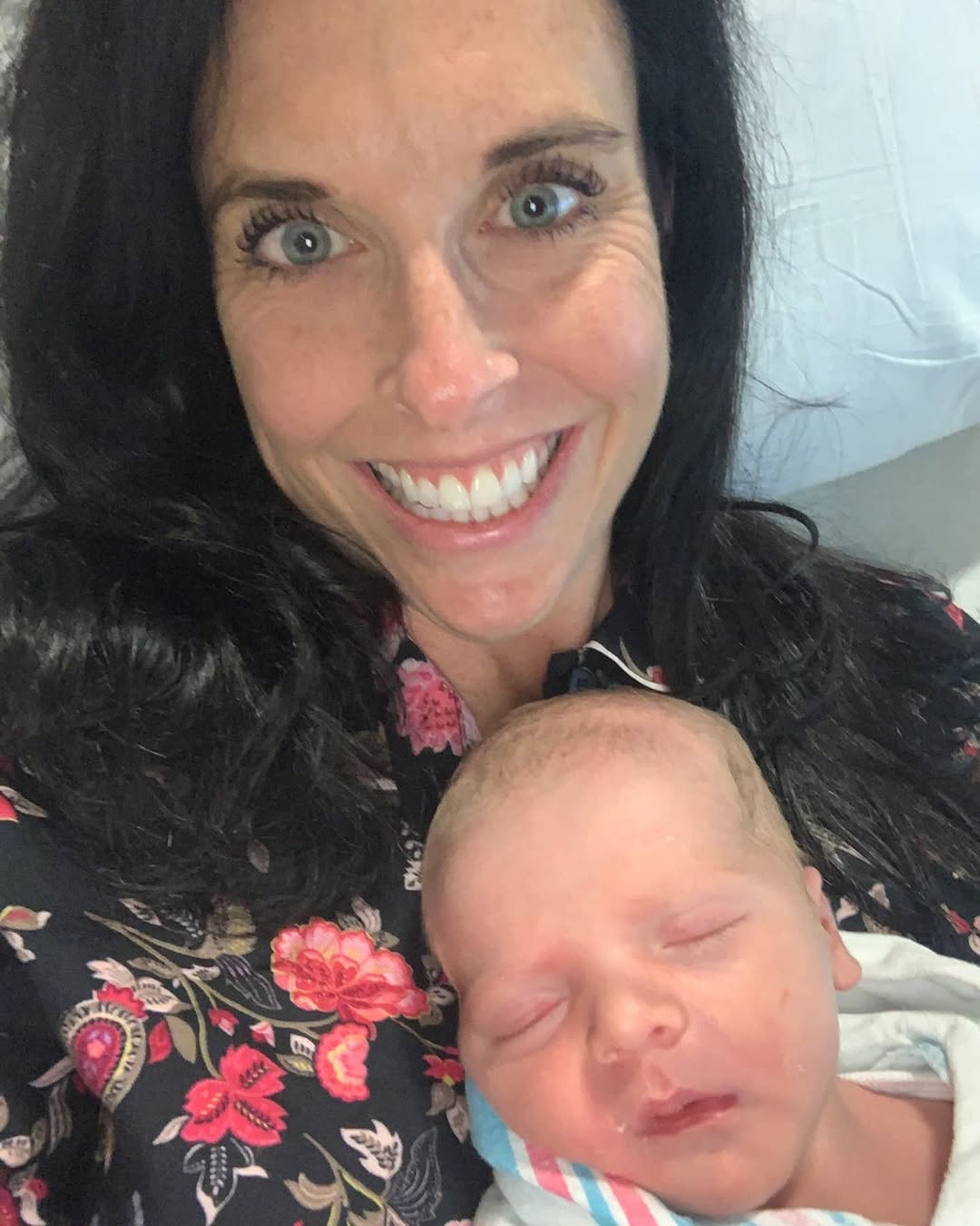 Instagram post by Dr. Kimberly Fagan: Help us congratulate our Nutritionist @coachannruns on the arrival of her beautiful boy FitzSimons on the 4th! Fun fact: FitzSimons will sha…