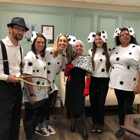 Instagram post by Dr. Kimberly Fagan: We started our morning with a chase through the office! Check our Facebook for the action shots 😁🏃♂️🐕🐾